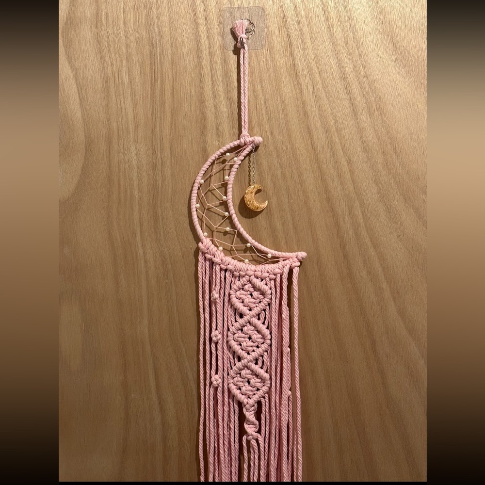 Styleonme Moon Macrame Wall Pediment/ Gorgeous Dream Catcher